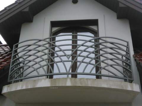 Balustrada balkonowa łukowa 44