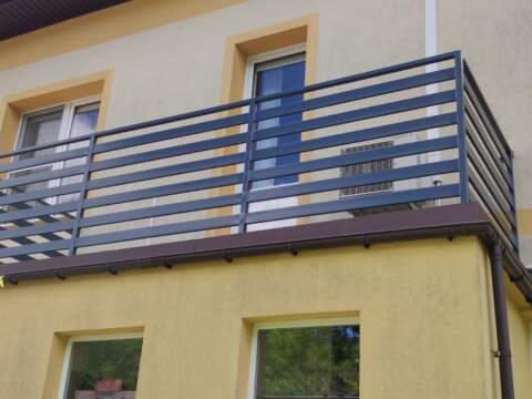 BALUSTRADY BALKONOWE ZEWNĘTRZNE REALIZACJA LUBELSKIE