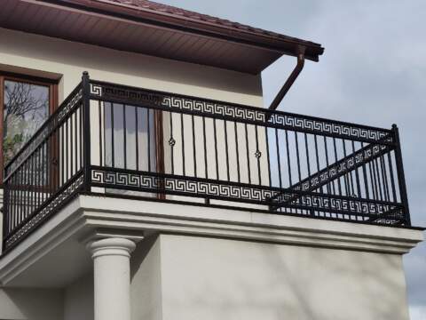 Balustrada balkonowa nowoczesna wzór grecki