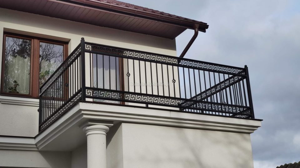 Balustrada balkonowa wzór grecki