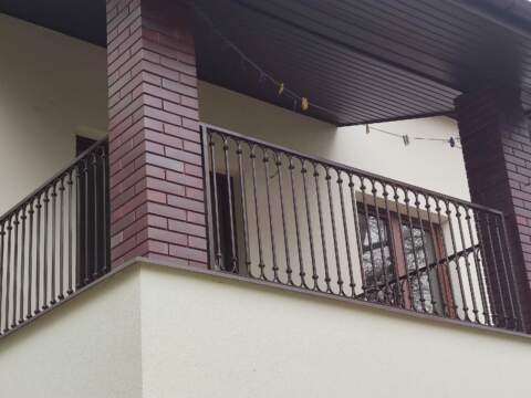 Balustrada balkonowa ozdobna