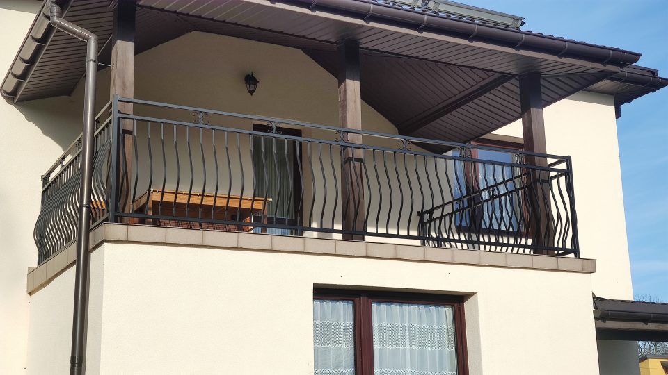 Balustrada balkonowa ozdobna