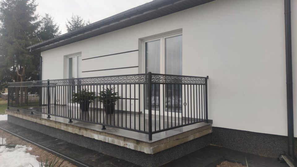 Balustrada balkonowa wzór grecki