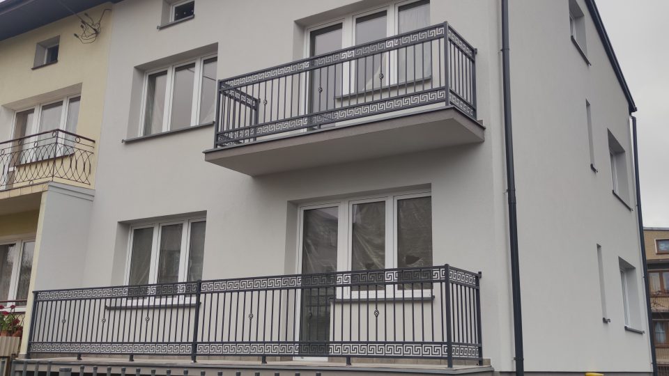 Balustrada balkonowa wzór grecki