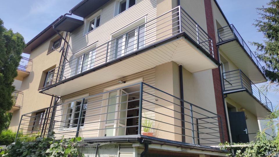 Balustrada balkonowa nowoczesna