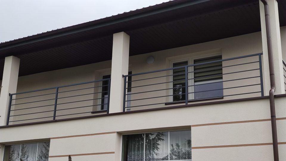 Balustrada balkonowa nowoczesna