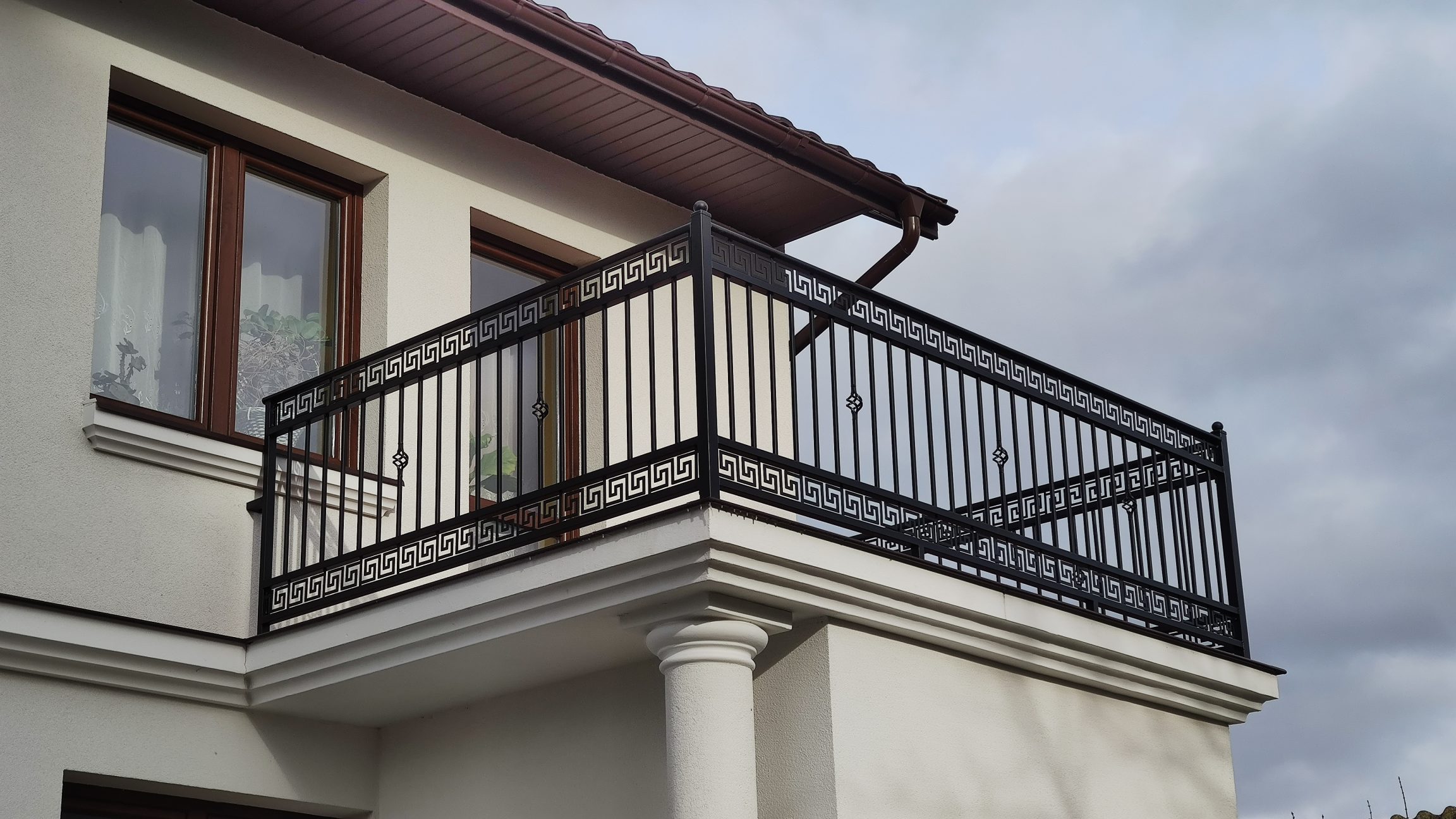 Balustrada balkonowa - wzór grecki