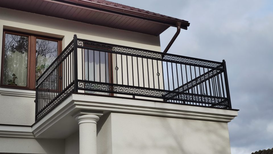 Balustrada balkonowa wzór grecki