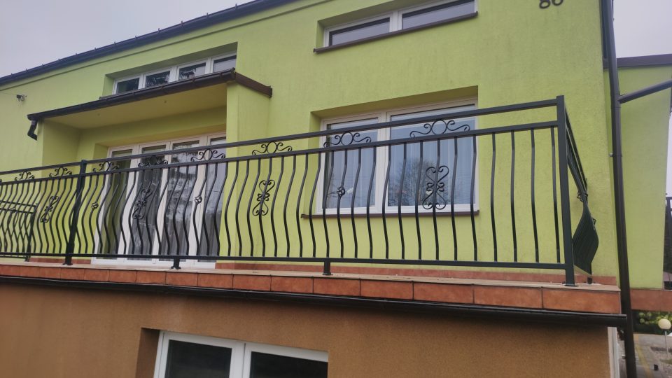 Balustrada balkonowa ozdobna