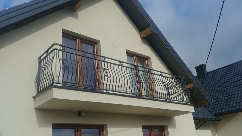 Balustrada balkonowa ozdobna