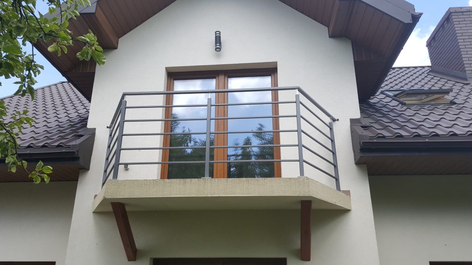 Balustrada balkonowa nowoczesna