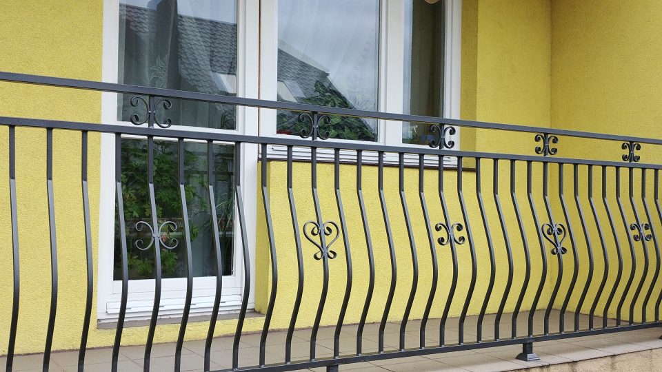 Balustrada balkonowa ozdobna