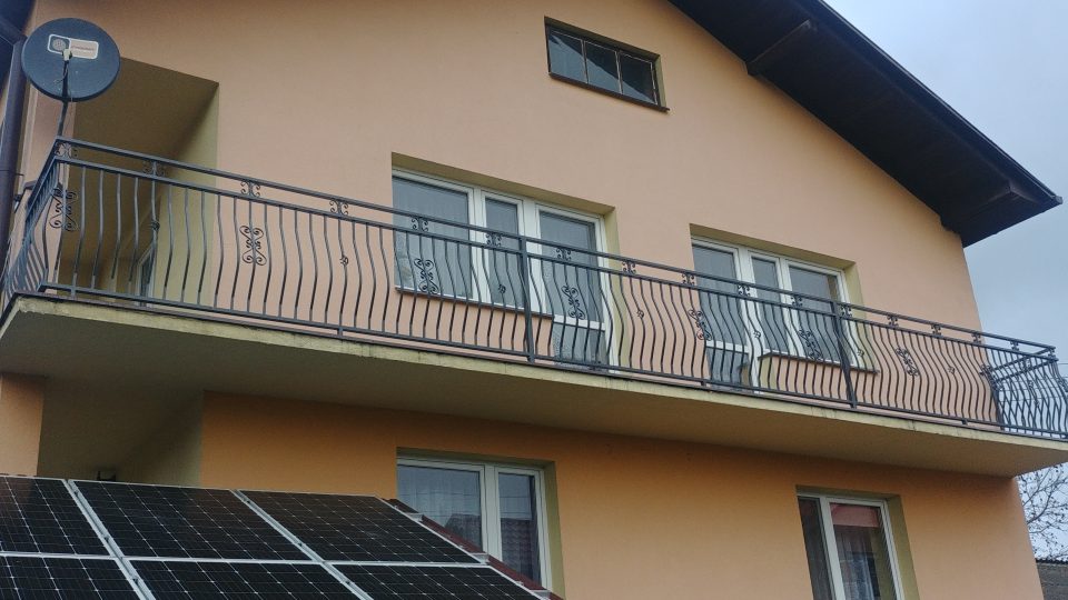 Balustrada balkonowa ozdobna