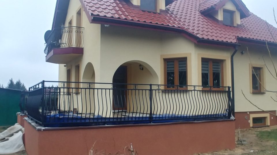 Balustrada balkonowa ozdobna