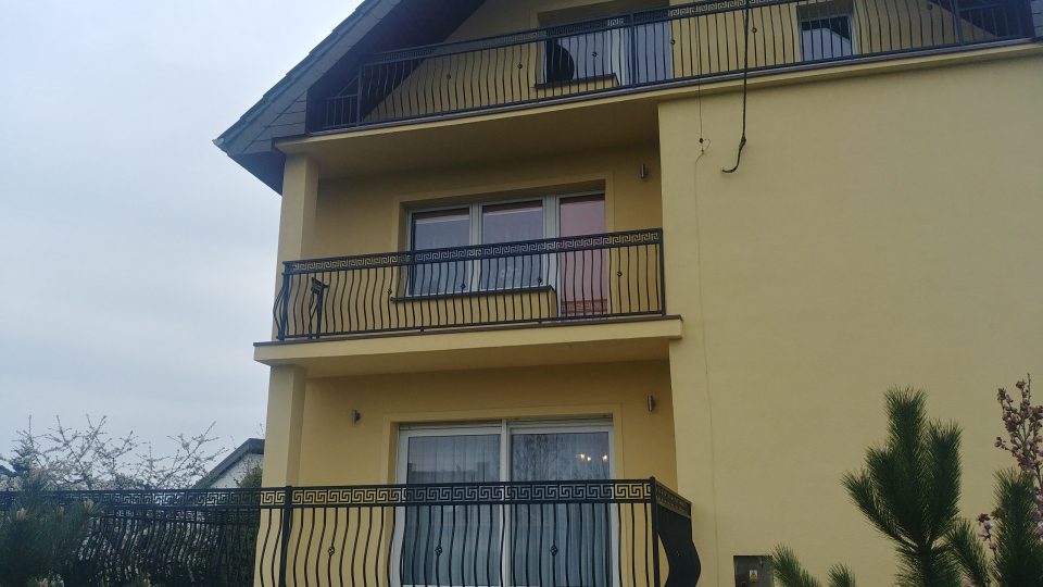 Balustrada balkonowa wzór grecki