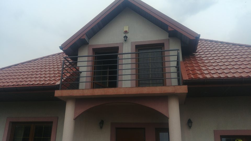 Balustrada balkonowa nowoczesna