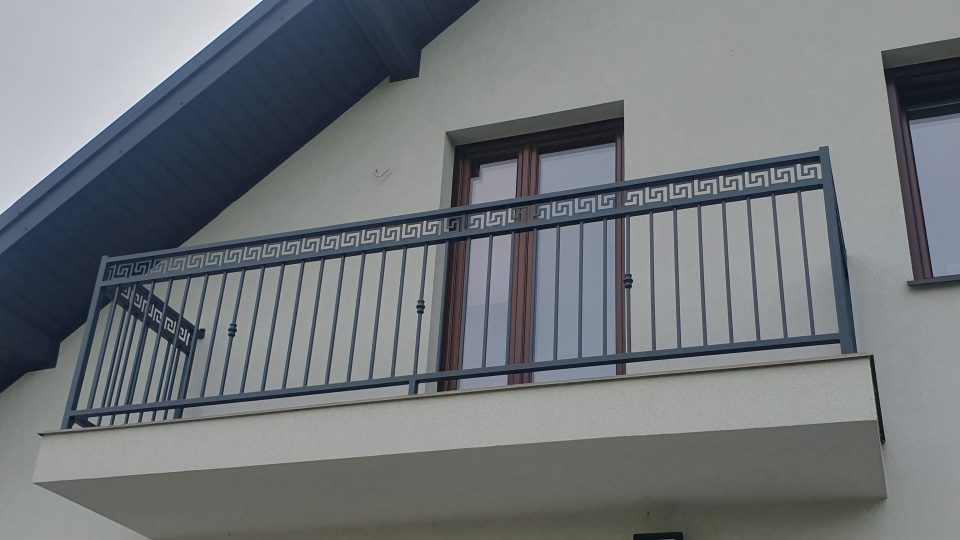 Balustrada balkonowa wzór grecki