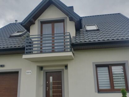 Balustrada balkonowa panelowa