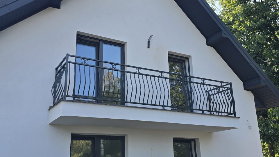 Balustrada balkonowa ozdobna