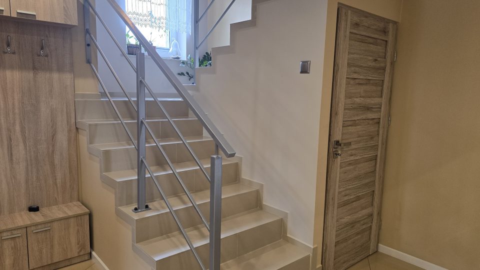 Balustrada wewnętrzna nowoczesna