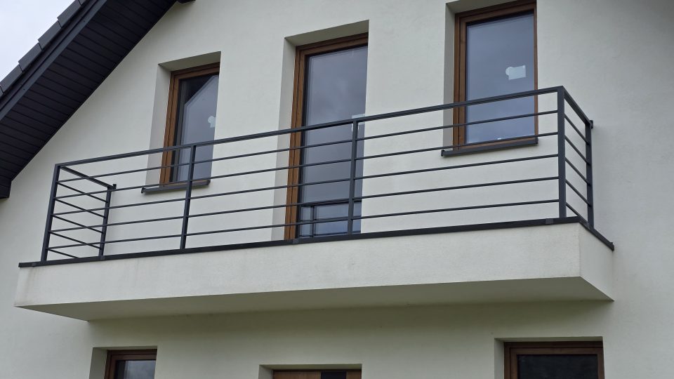 Balustrada balkonowa nowoczesna